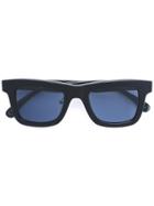 Italia Independent Square Frame Sunglasses - Black