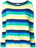 P.a.r.o.s.h. Striped Cashmere Jumper - Blue