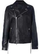 Diesel Black Gold Classic Biker Jacket, Women's, Size: 40, Lamb Skin/rayon/polyester