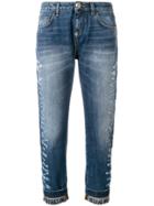 Philipp Plein Distressed Statement Jeans - Blue