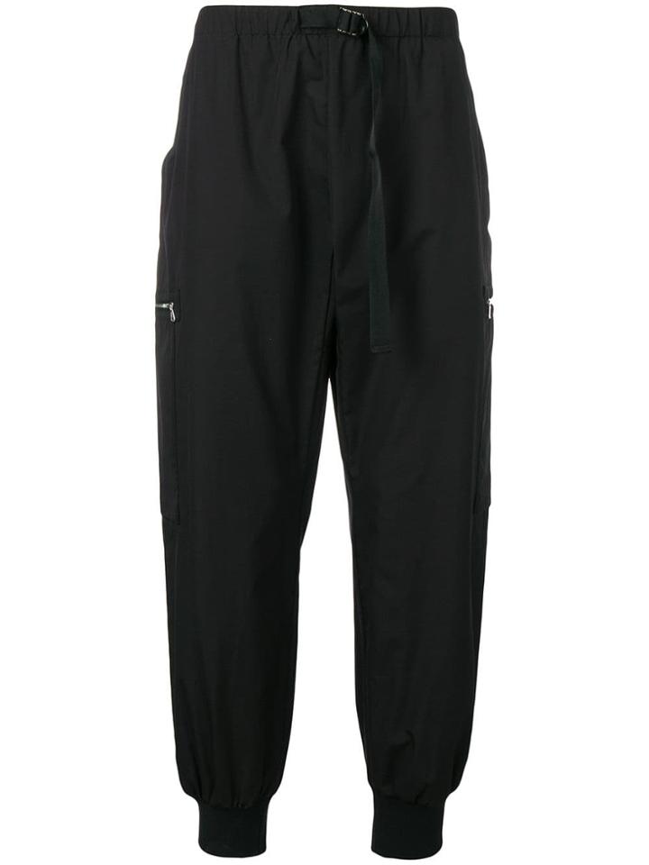 Stella Mccartney Zip Pocket Joggings Pants - Black
