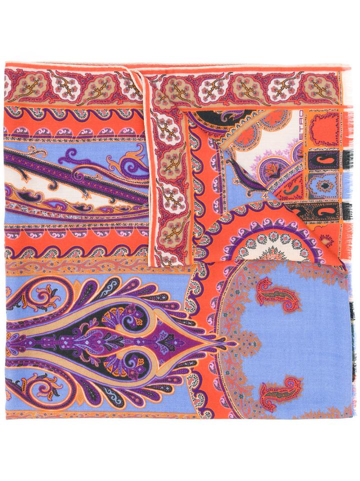 Etro - Printed Cashmere Scarf - Women - Silk/cashmere - One Size, Silk/cashmere