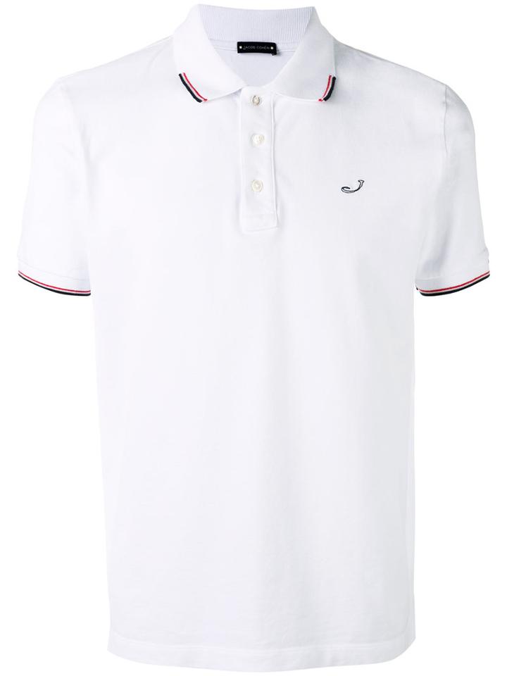 Jacob Cohen - Classic Polo Top - Men - Cotton/spandex/elastane - M, White, Cotton/spandex/elastane