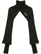 Uma Wang Roll Neck Shrug - Brown