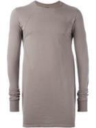 Rick Owens Drkshdw Long Length T-shirt, Men's, Size: Xl, Brown, Cotton
