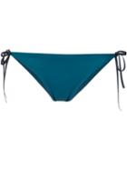 Malia Mills - Side Tie Bikini Bottom - Women - Nylon/spandex/elastane - 10, Green, Nylon/spandex/elastane