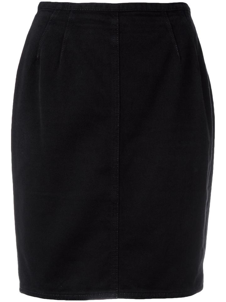 Jean Paul Gaultier Vintage Fitted Mini Skirt - Blue