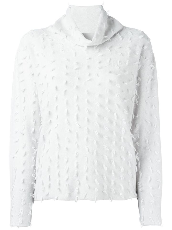 Fabiana Filippi Roll Neck Sweatshirt, Women's, Size: 42, Grey, Cashmere