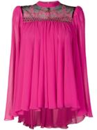 Philosophy Di Lorenzo Serafini Embroidered Panel Blouse - Pink &