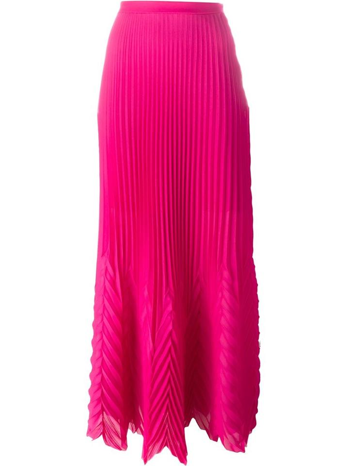 Msgm Pleated Long Skirt