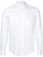Estnation - Chest Pockets Slim-fit Shirt - Men - Cotton - L, White, Cotton