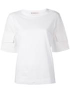 Marni - Classic T-shirt - Women - Cotton/linen/flax - 42, White, Cotton/linen/flax