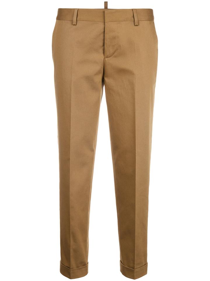Dsquared2 Cropped Trousers - Brown