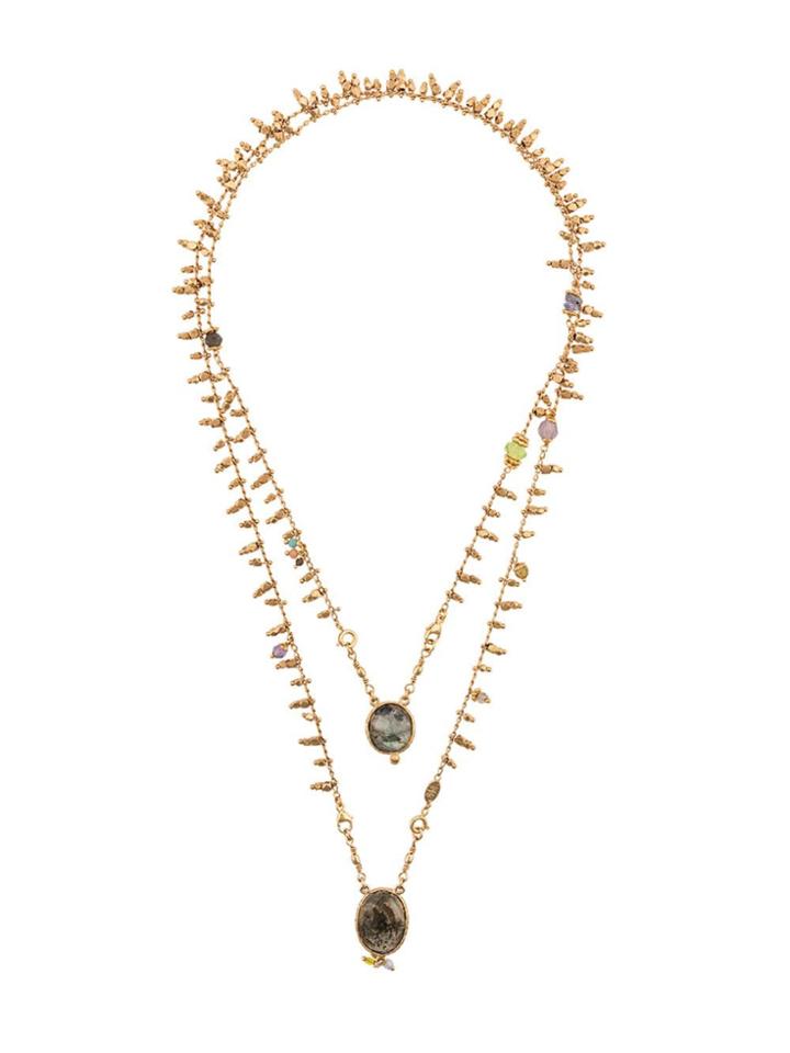 Gas Bijoux Scapulaire Necklace - Gold