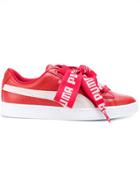 Puma Branded Laces Low Top Sneakers - Red