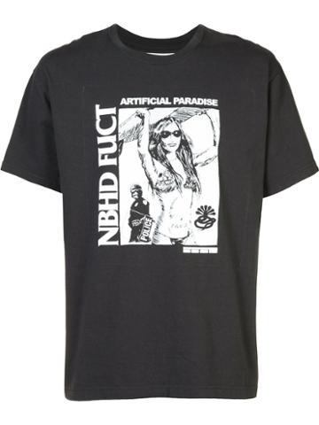 Fuct Surfer Print T-shirt, Men's, Size: Xl, Black, Cotton