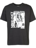 Fuct Surfer Print T-shirt, Men's, Size: Xl, Black, Cotton