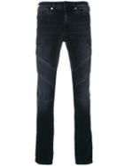 Neil Barrett - Panelled Slin Fit Jeans - Men - Cotton/polyester - 29, Black, Cotton/polyester