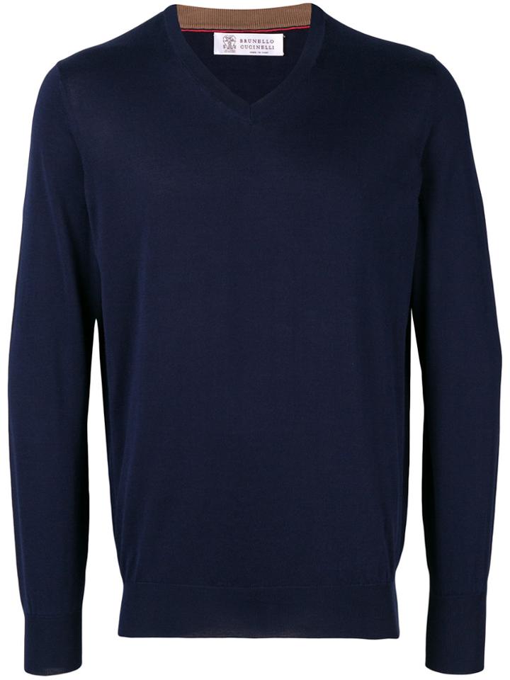 Brunello Cucinelli Lightweight Sweatshirt - Blue