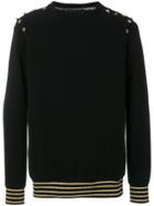 Cavalli Class Star Studded Sweatshirt - Black