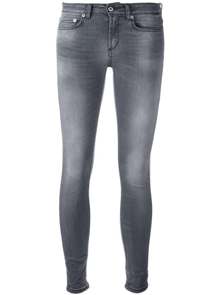 Dondup 'historical Island' Jeans, Women's, Size: 30, Grey, Cotton/polyester/spandex/elastane