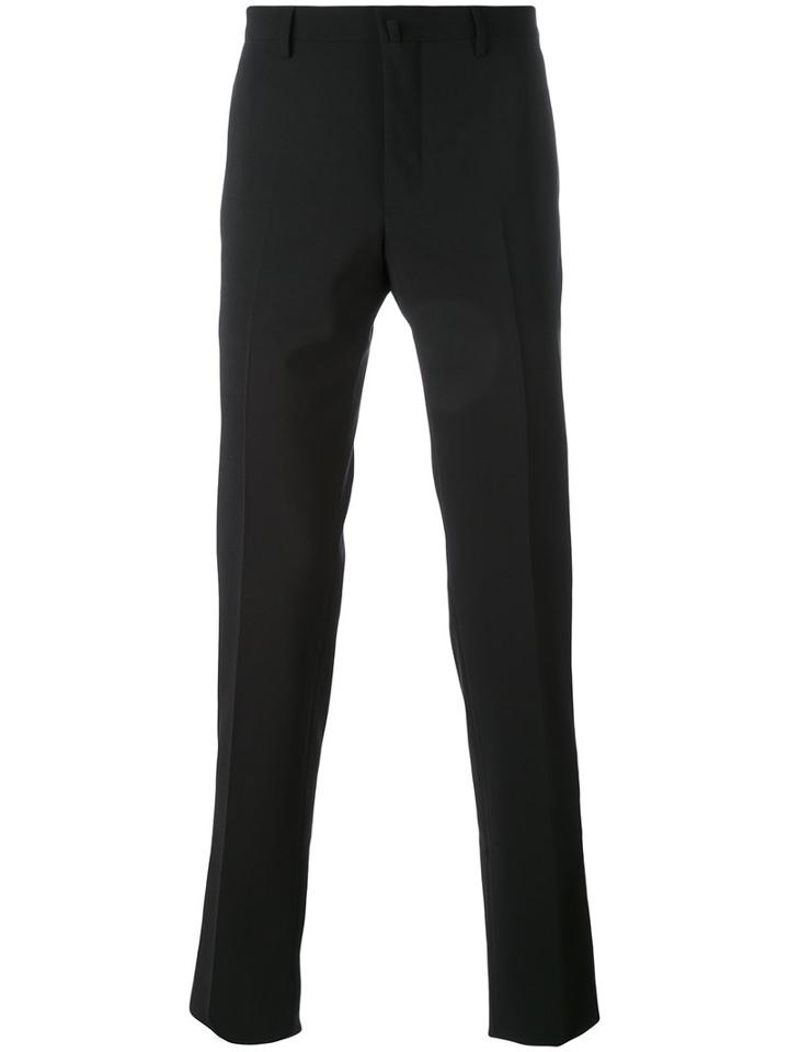 Aiezen - Straight-leg Trousers - Men - Spandex/elastane/wool - 48, Black, Spandex/elastane/wool