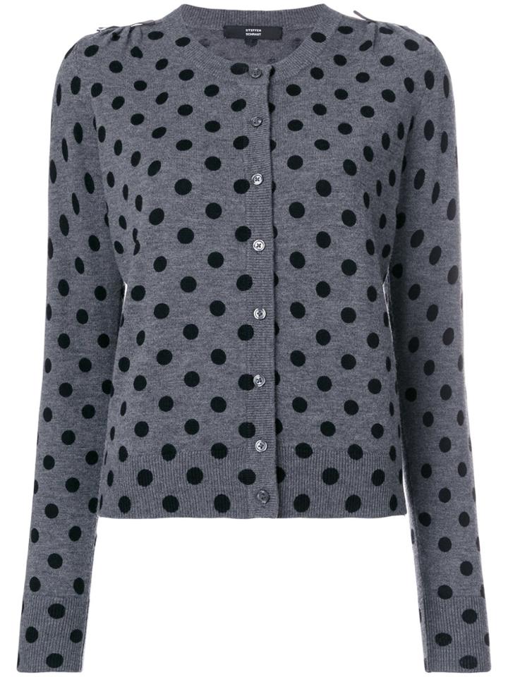 Steffen Schraut Polka Dot Cardigan - Grey
