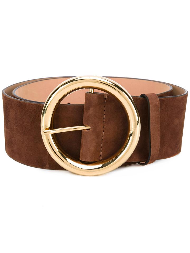 Dsquared2 - Glam Waist Belt - Women - Calf Leather/goat Suede - 80, Women's, Brown, Calf Leather/goat Suede