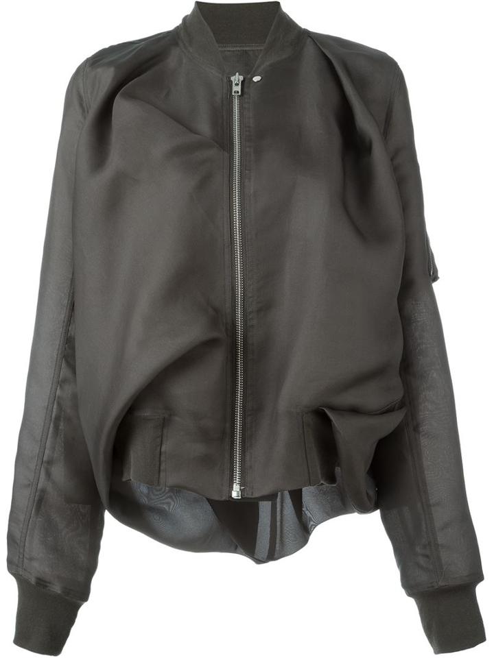Rick Owens Draped Bomber Jacket