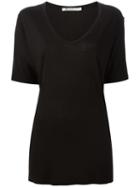 T By Alexander Wang Scoop Neck Loose Fit T-shirt