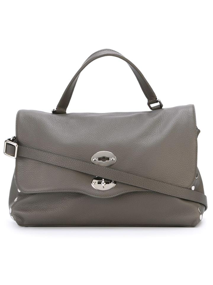 Zanellato Medium 'postina' Satchel - Grey