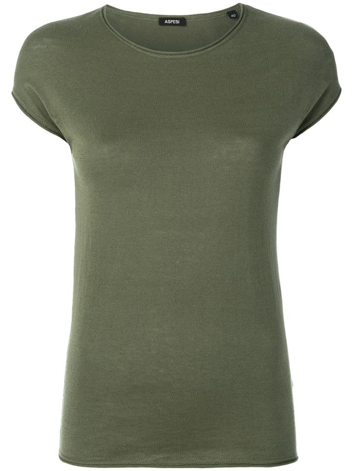 Aspesi Viola Knit T-shirt - Green