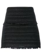 Michael Michael Kors Metallic Mini Skirt - Black