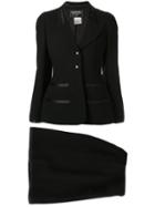 Chanel Pre-owned Jacket And Skirt Suit - Black