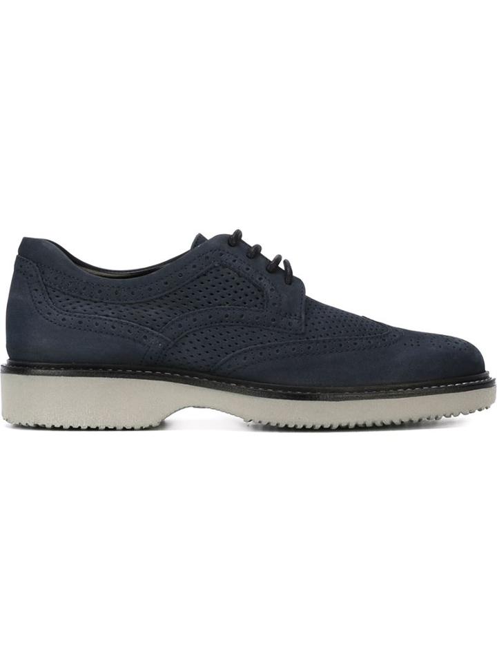 Hogan Perforated Brogues