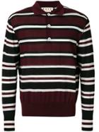 Marni Striped Polo Shirt - Pink & Purple