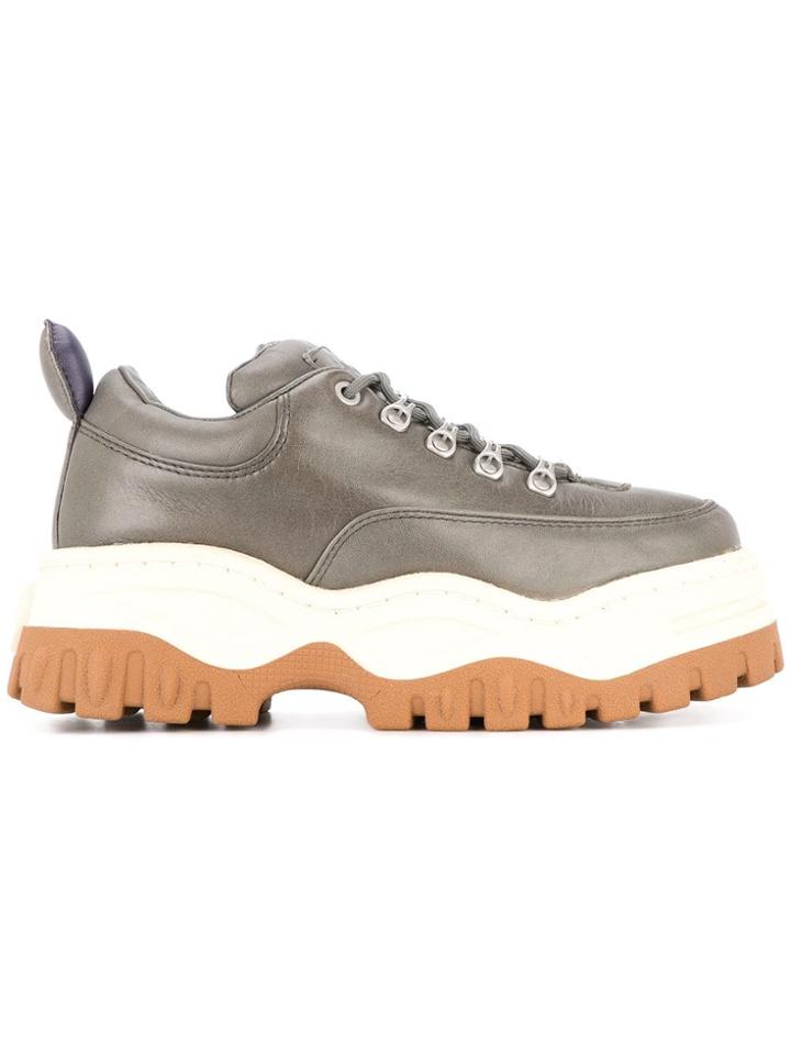 Eytys Platform Sole Sneakers - Green
