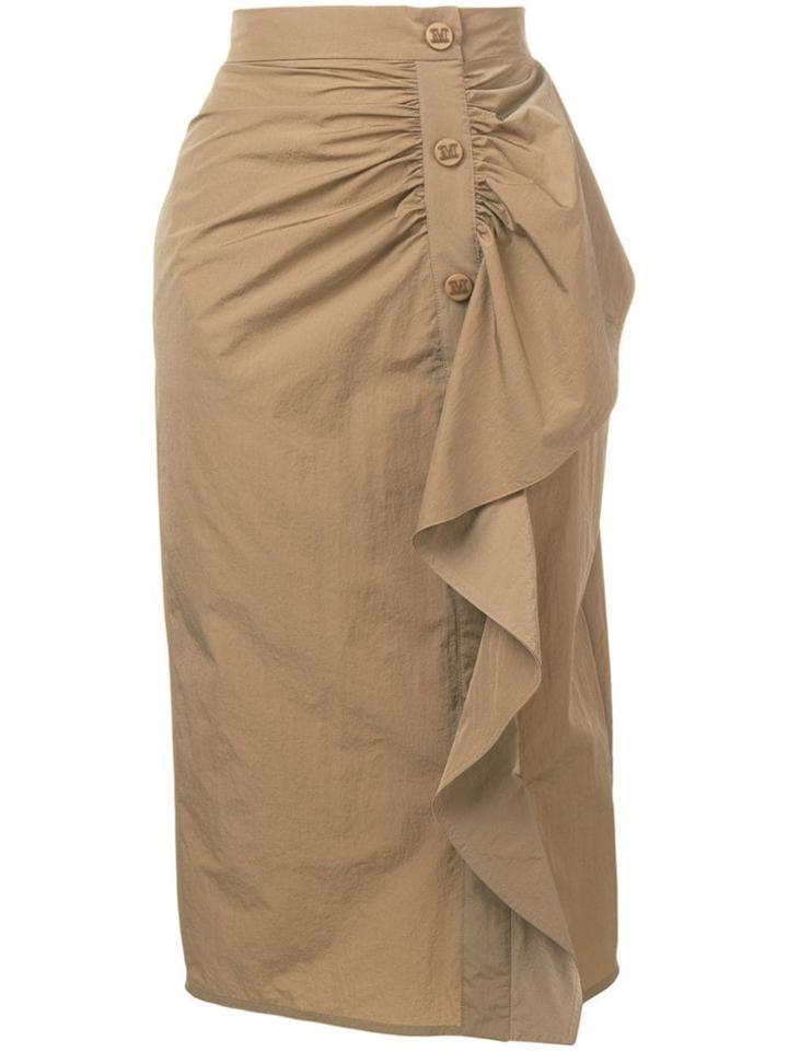 Max Mara Taffeta Skirt - Brown
