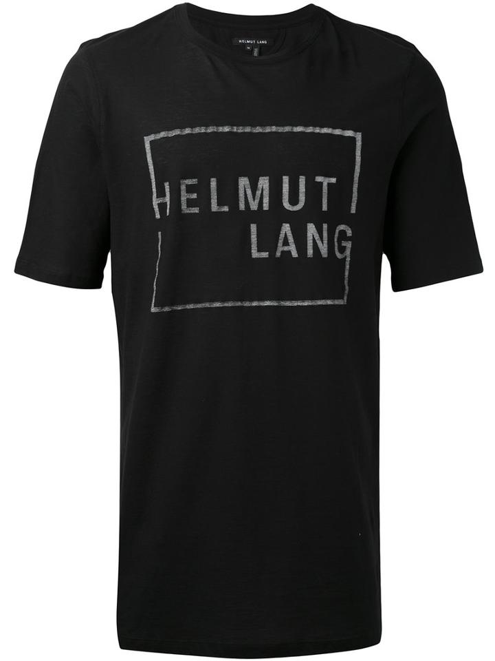 Helmut Lang - Logo T-shirt - Men - Cotton - Xl, Black, Cotton