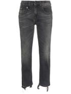 R13 Boy Frayed-hem Jeans - Black