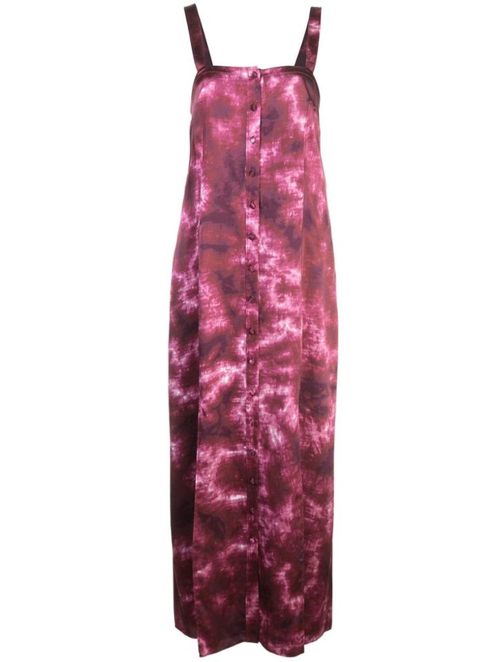 Cinq A Sept Tie-dye Midi Dress - Purple