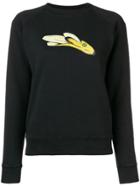 Alexa Chung Printed Sweatshirt - Black