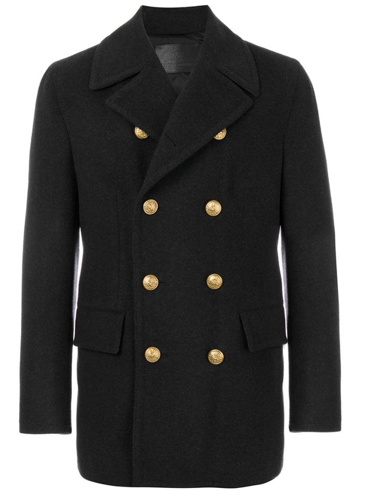 Dolce & Gabbana Classic Double Breasted Coat - Grey