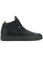 Giuseppe Zanotti Design Kriss Stud Hi-top Sneakers - Black
