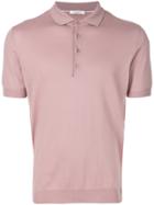 Paolo Pecora Short Sleeve Polo Dress - Pink & Purple