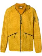 Cp Company Patterned Hooded Jacket - Yellow & Orange
