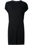 Rick Owens Long Length T-shirt, Women's, Size: 38, Black, Viscose/silk