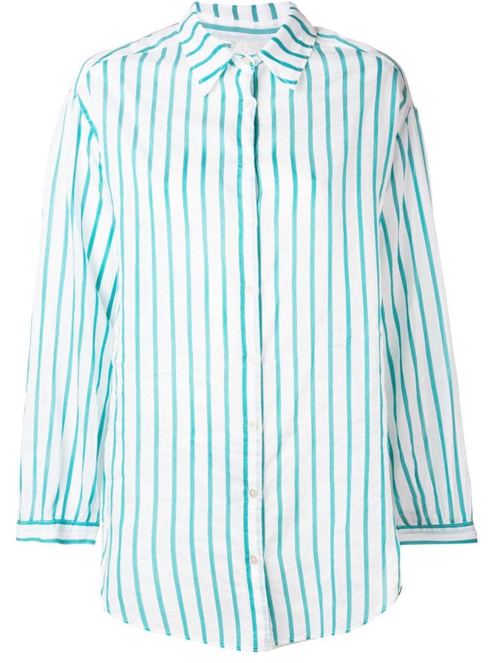 Forte Forte Striped Long-sleeved Shirt - Green