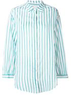 Forte Forte Striped Long-sleeved Shirt - Green