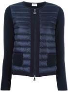 Moncler Knitted Panel Jacket - Black
